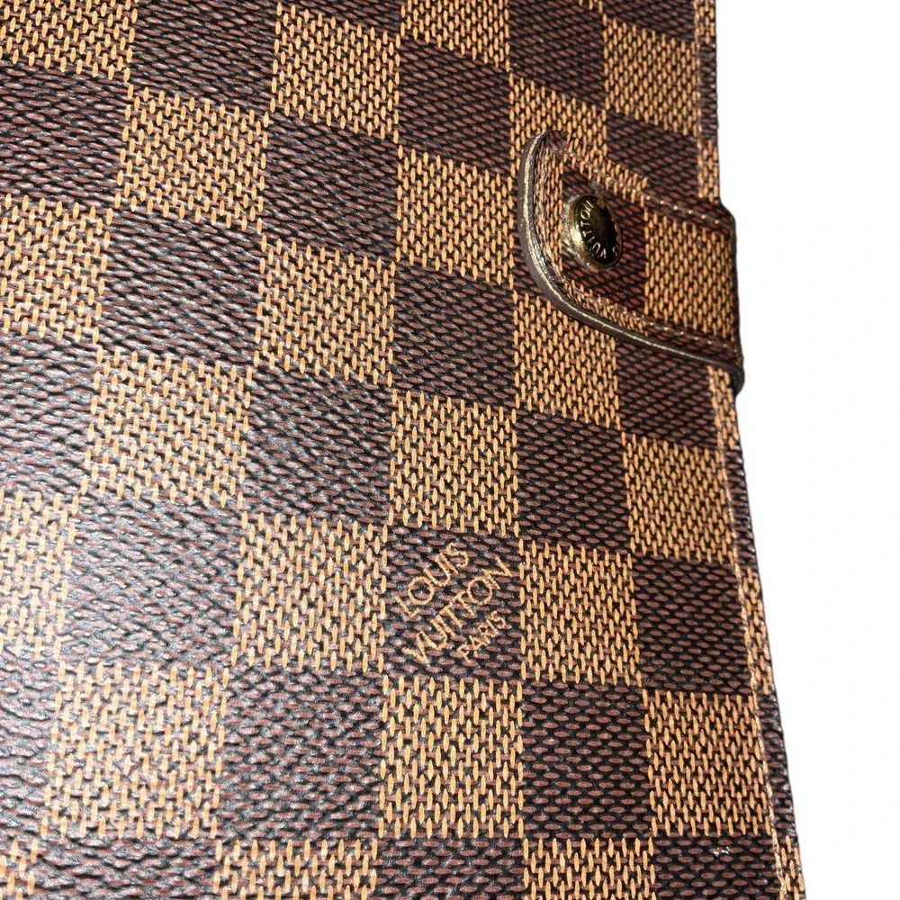 Louis Vuitton Damier Ebene Medium MM Ring Agenda Cover
